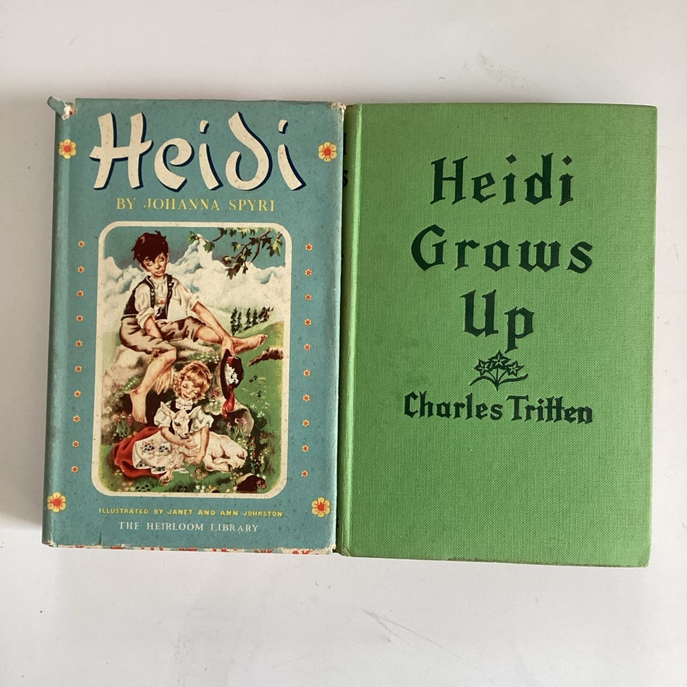1950’s Heidi and Heidi Grows Up Books (yc1)